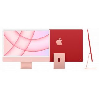 Apple iMac 24” 4.5K Retina / M1 8C CPU / 8C GPU / 8GB / 256GB SSD / INT / Pink MGPM3ZE / A rozā