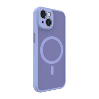 Evelatus iPhone 14 Hybird Case Whith Magsafe and Camera Protection PC+TPU Purple purpurs