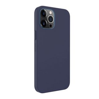 Evelatus iPhone 12 Pro Max Genuine Leather case with MagSafe Blue