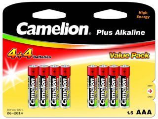 CAMELION AAA / LR03, Plus Alkaline, 8 pc s