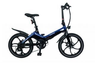 Blaupunkt Fiete E-Bike 20 '' 24 month s Blue / Black zils melns