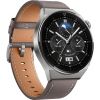 Smart-pulkstenis Huawei Watch GT 3 Pro 46mm Leather Strap Grey pelēks 