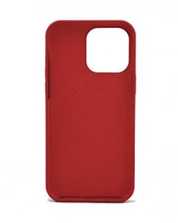 Evelatus iPhone 14 Plus Premium Magsafe Soft Touch Silicone Case Dark Red