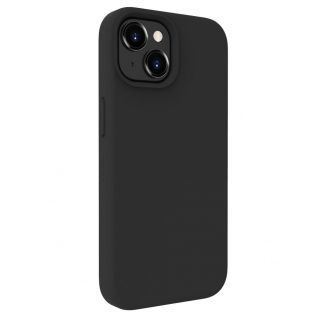 Evelatus iPhone 15 Premium Soft Touch Silicone Case Black melns