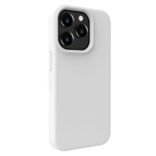 Evelatus iPhone 15 Pro Premium Soft Touch Silicone Case White