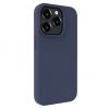 Aksesuāri Mob. & Vied. telefoniem Evelatus iPhone 15 Pro Premium Soft Touch Silicone Case Midnight Blue zils 