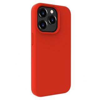 Evelatus iPhone 15 Pro Premium Soft Touch Silicone Case Red sarkans