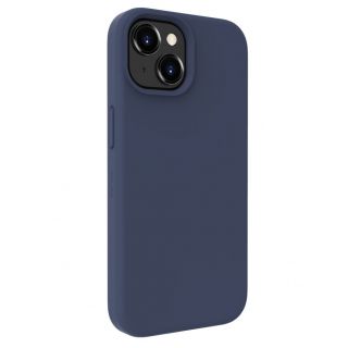 Evelatus Evelatus 
 Apple 
 iPhone 15 Premium Magsafe Soft Touch Silicone Case 
 Midnight Blue zils