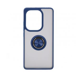 - Redmi Note Pro 13 4G Hybrid Case With Ring Dark Blue