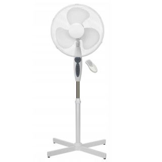 Platinet PRSF16W Stand High 40W Power Fan with with remote control White balts