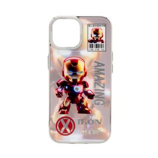 - iPhone 14 PC Silicone Case Iron Boy 
