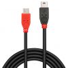 Bezvadu ierīces un gadžeti - LINDY 
 
 CABLE USB2 MICRO-B TO MINI-B / 0.5M 31717 
