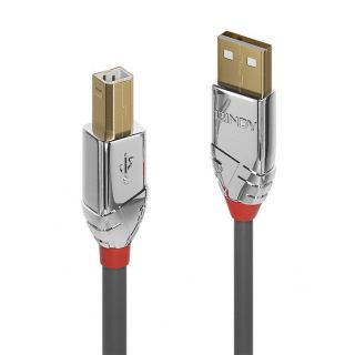 - LINDY 
 
 CABLE USB2 A-B 5M / CROMO 36644