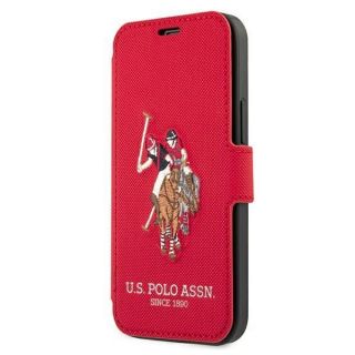 - U.S. Polo PU US Polo USFLBKP12MPUGFLRE iPhone 12 / 12 Pro 6,1'' czerwony / red book Polo Embroidery Collection sarkans