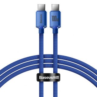 Baseus Baseus Baseus CAJY000603 USB-C - USB-C PD cable 100W 5A 480Mb / s 1.2m - blue zils