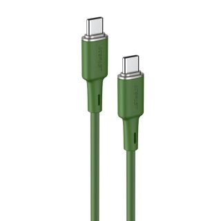 - Acefast Acefast C2-03-CC USB-C USB-C PD QC cable 60W 3A 480Mb / s 1.2m green zaļš