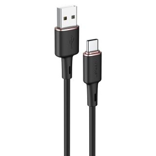 - Acefast Acefast USB cable USB Type C 1.2m, 3A black  C2-04 black melns