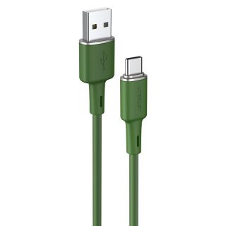 - Acefast Acefast USB cable USB Type C 1.2m, 3A green  C2-04 oliver green zaļš
