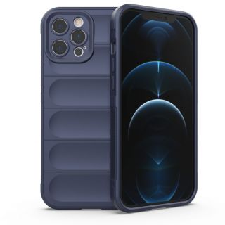 - Hurtel Magic Shield Case case for iPhone 12 Pro Max flexible armored dark blue cover zils
