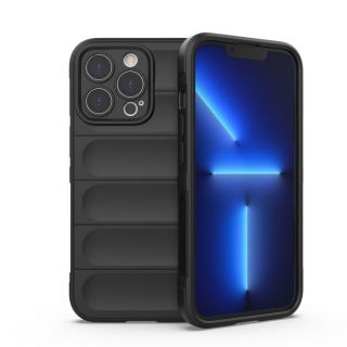- Hurtel Magic Shield Case for iPhone 13 Pro flexible armored cover black melns