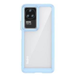 - Hurtel Outer Space Case for Xiaomi Poco F4 5G cover with a flexible frame blue zils