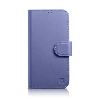 - iCarer iCarer Wallet Case 2in1 Cover iPhone 14 Plus Anti-RFID Leather Flip Case Light Purple  WMI14220727-LP purpurs