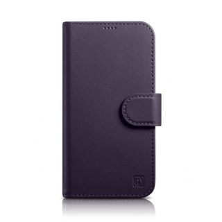 - iCarer iCarer Wallet Case 2in1 Cover iPhone 14 Pro Max Anti-RFID Leather Flip Case Dark Purple  WMI14220728-DP purpurs