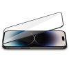 Aksesuāri Mob. & Vied. telefoniem - Spigen Black frame tempered glass for iPhone 14 Pro Spigen Glass FC me...» 