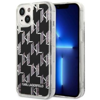 - Karl Lagerfeld Karl Lagerfeld KLHCP14MLMNMK iPhone 14 Plus 6.7 "hardcase black  /  black Liquid Glitter Monogram melns