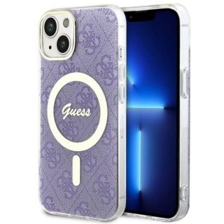 GUESS GUHMP14MH4STU iPhone 14 Plus 6.7'' purple / purple hardcase 4G MagSafe purpurs