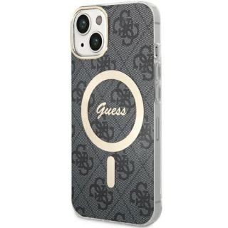 GUESS Guess Guess 4G MagSafe case for iPhone 14 - black melns