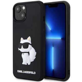- Karl Lagerfeld Karl Lagerfeld KLHCP14M3DRKHNK iPhone 14 Plus 6.7" black / black hardcase Rubber Choupette 3D melns