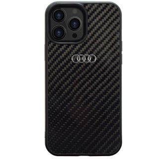 Audi Carbon Fiber iPhone 13 Pro  /  13 6.1" black / black hardcase AU-TPUPCIP13P-R8 / D2-BK melns