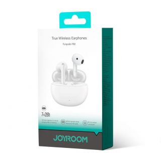 - Joyroom Joyroom Funpods wireless in-ear headphones  JR-FB2  white balts