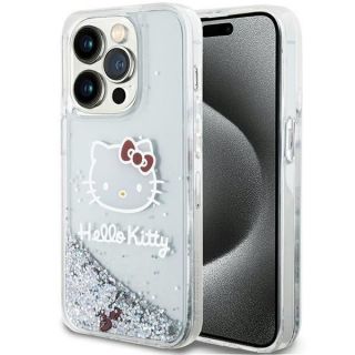 - Hello Kitty Hello Kitty Liquid Glitter Charms Kitty Head case for iPhone 13 Pro  /  13 silver sudrabs
