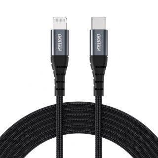 - Choetech Choetech IP0039 USB-C  /  Lightning MFi cable, 1.2m long black melns