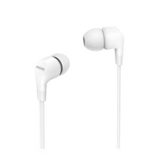 Philips In-Ear Headphones with mic TAE1105WT / 00 powerful 8.6mm drivers, White balts