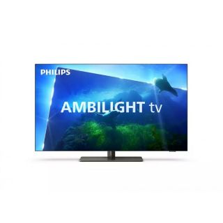 Philips 4K UHD OLED Android TV 48'' 48OLED718 / 12 3-sided Ambilight 3840x2160p HDR10+ 4xHDMI 3xUSB LAN WiFi DVB-T / T2 / T2-HD / C / S / S2, 70W