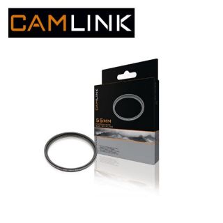 CamLink CL-UV55 UV filtrs nevēlāmo UV staru bloķēšanai Diametrs 55mm