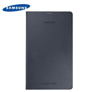 Samsung EF-DT700BBEGWW Oriģināls Sāniski atverams maks ar stendu T700 Galaxy Tab S 8.4 Melns
