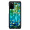 Aksesuāri Mob. & Vied. telefoniem - Ikins 
 
 case for Samsung Galaxy S20+ water lilies black melns Bezvadu lādētāji (Induktīvie)