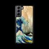 Аксессуары Моб. & Смарт. телефонам - Ikins 
 
 case for Samsung Galaxy S21+ great wave off 