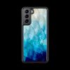 Аксессуары Моб. & Смарт. телефонам - Ikins 
 
 case for Samsung Galaxy S21 blue lake black zils melns Безпроводные зарядки (Индуктивные)