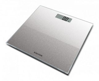 - Salter 
 
 9037 SVGL3R Glass Electronic Digital Bathroom Scale Silver Glitter sudrabs