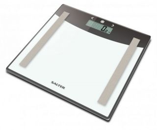 - Salter 
 
 9137 SVWH3R Silver White Glass Analyser Scale sudrabs balts