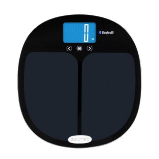 - Salter 
 
 9192 BK3R Curve Bluetooth Smart Analyser Bathroom Scale black melns
