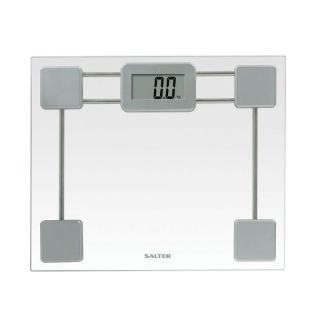 - Salter 
 
 9081 SV3R Toughened Glass Compact Electronic Bathroom Scale