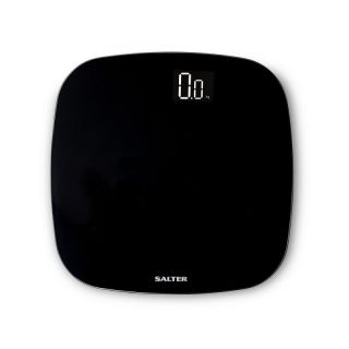 - Salter 
 
 9221 BK3R Eco Rechargeable Electronic Bathroom Scale black melns
