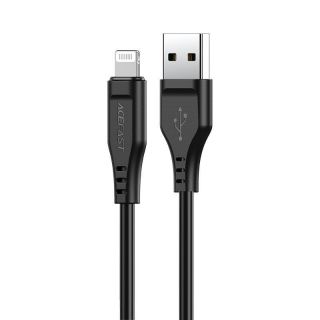 - Acefast 
 Apple 
 Lightning to USB 1.2m 2.4A MFI Cable 
 Black melns