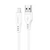 Bezvadu ierīces un gadžeti - Acefast 
 Apple 
 Lightning to USB 1.2m 2.4A MFI Cable 
 White balt...» 